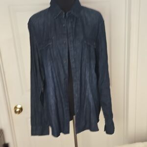 Goodfellow & Co Dark Blue Shirt Jacket